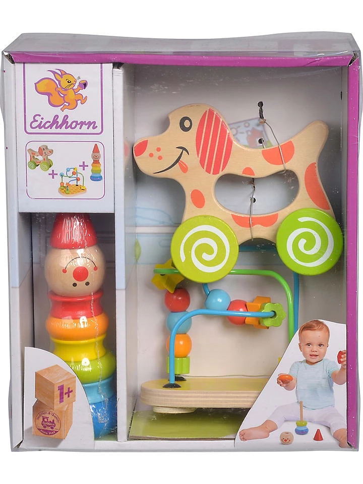 Eichhorn 3tlg. Lernspielset - Ab 12 Monaten 2 Eichhorn 3tlg. Lernspielset - Ab 12 Monaten – Bild 2