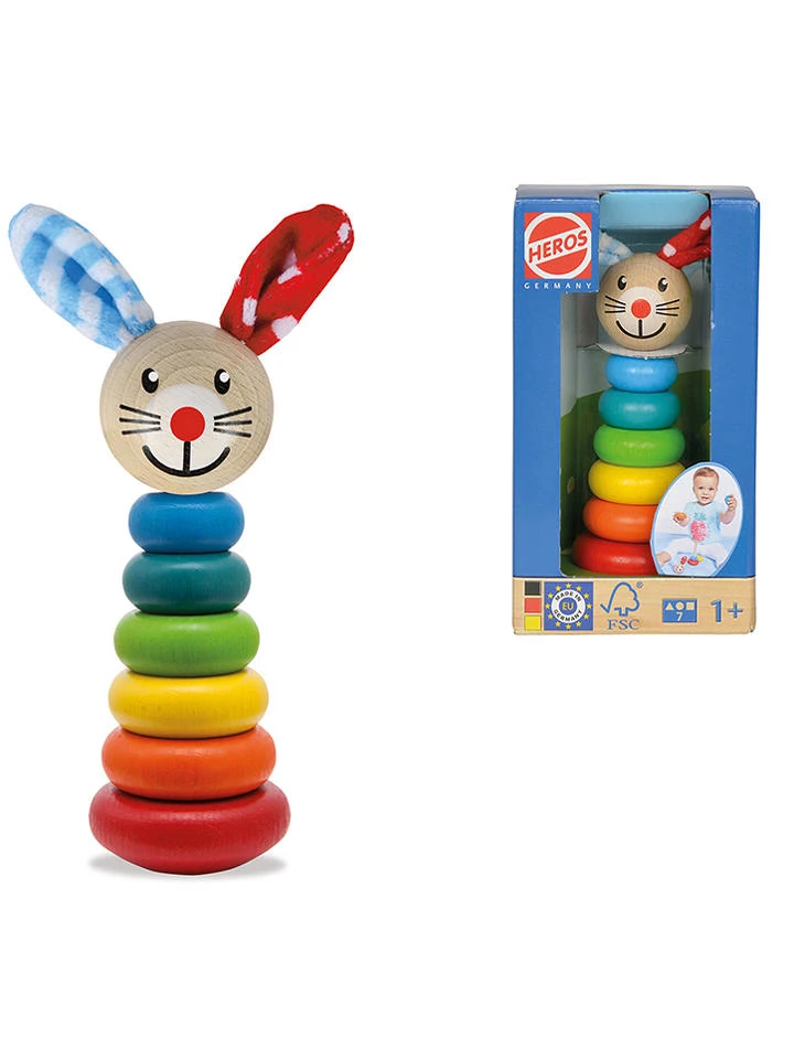 Eichhorn 7tlg. Steckfigur "Hase" - Ab 12 Monaten 2 Eichhorn 7tlg. Steckfigur "Hase" - Ab 12 Monaten – Bild 2