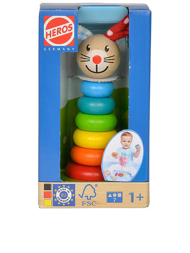 Eichhorn 7tlg. Steckfigur "Hase" - Ab 12 Monaten 1 Eichhorn 7tlg. Steckfigur "Hase" - Ab 12 Monaten