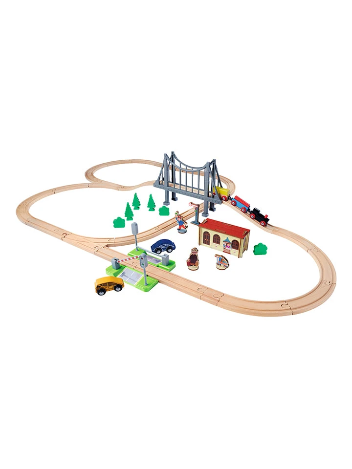 Eichhorn Bahnset Mit Brücke - Ab 3 Jahren 2 Eichhorn Bahnset Mit Brücke - Ab 3 Jahren – Bild 2