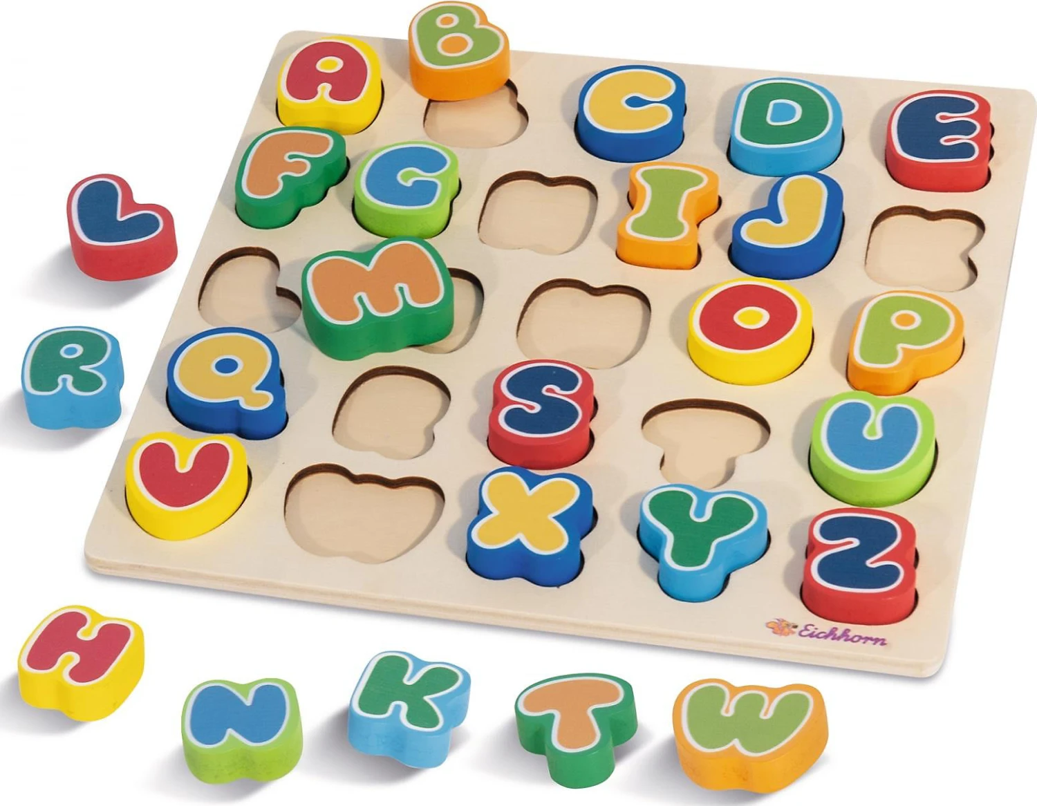 Eichhorn Buchstaben-Steck-Puzzle, 30x30 Cm 2 Eichhorn Buchstaben-Steck-Puzzle, 30x30 Cm – Bild 2