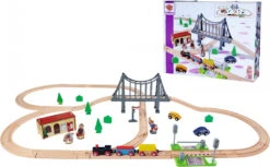 Eichhorn EH Bahn - Bahnset Mit Brücke, 55-tlg.