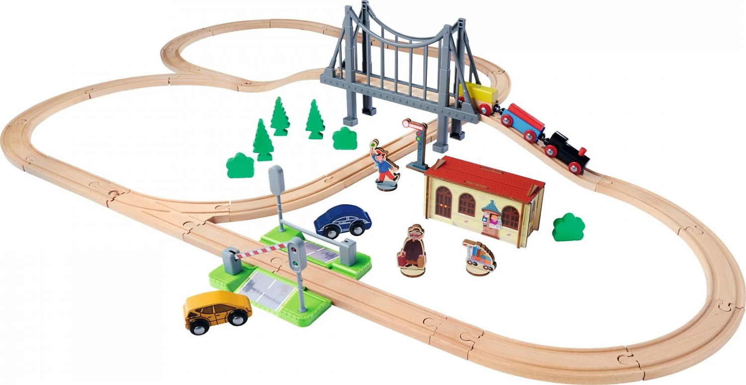 Eichhorn EH Bahn - Bahnset Mit Brücke, 55-tlg. 4 Eichhorn EH Bahn - Bahnset Mit Brücke, 55-tlg. – Bild 4