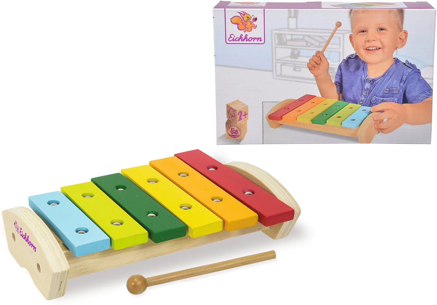 Eichhorn Holz Xylophon 2 Eichhorn Holz Xylophon – Bild 2