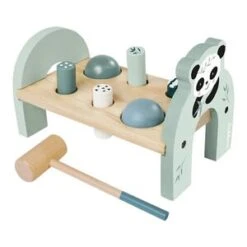 Eichhorn Klopfbank Aus Holz Panda In Natur