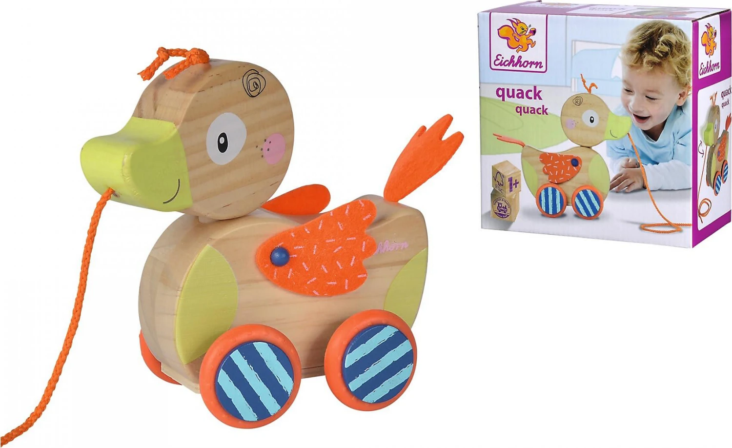 Eichhorn Nachziehtier Ente 1 Eichhorn Nachziehtier Ente