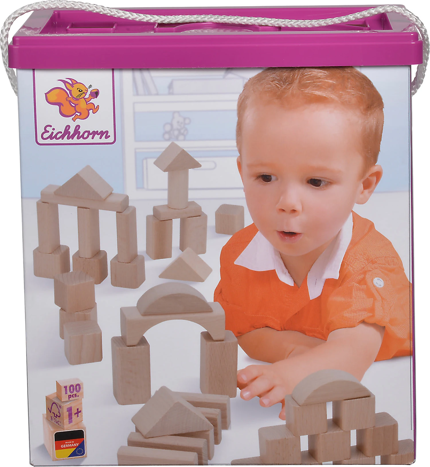 Eichhorn Natur Holzbausteine