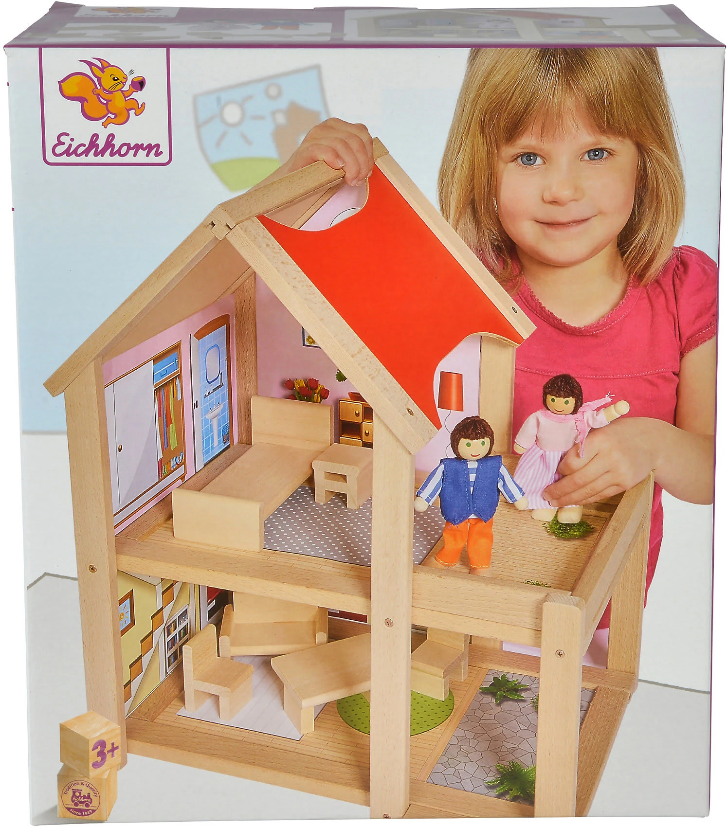 Eichhorn Puppenhaus Aus Holz 7 Eichhorn Puppenhaus Aus Holz – Bild 7