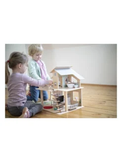 Eichhorn Puppenhaus Mit Möbeln Und Zubehör - Ab 3 Jahren -Eichhorn eichhorn puppenhaus mit mobeln und zubehor ab 3 jahren 6