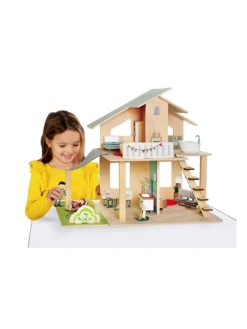 Eichhorn Puppenhaus Mit Möbeln Und Zubehör - Ab 3 Jahren -Eichhorn eichhorn puppenhaus mit mobeln und zubehor ab 3 jahren 7