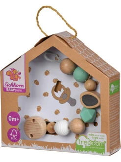 Eichhorn Schnullerkette "Baby Pure" - Ab Geburt