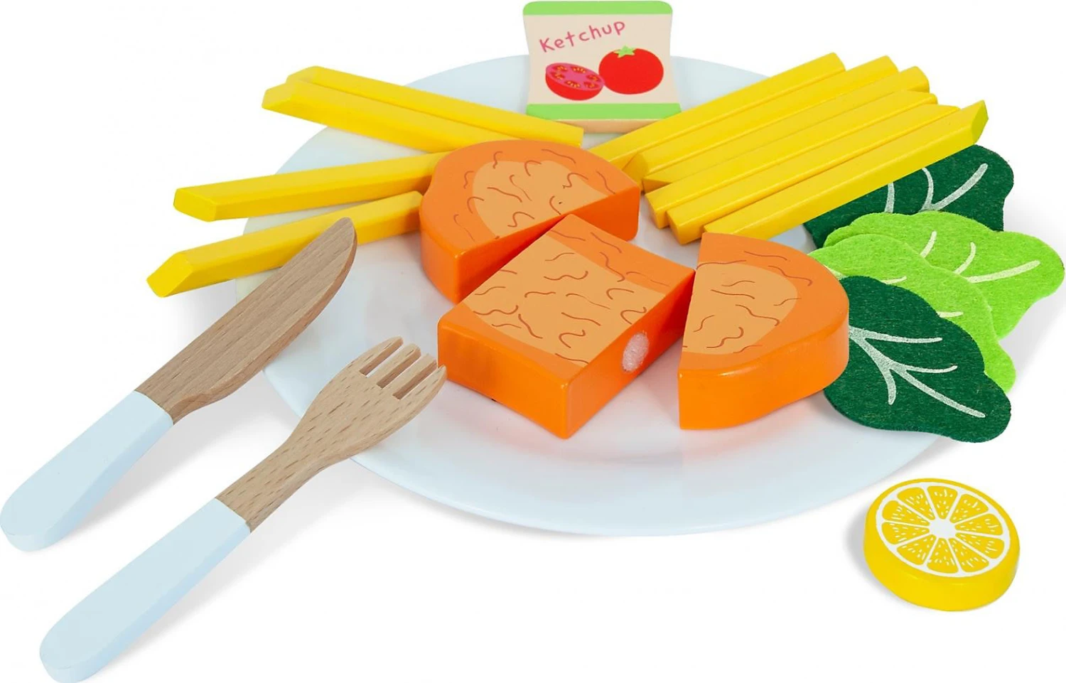 Eichhorn Spielküche Schnitzel-Set 3 Eichhorn Spielküche Schnitzel-Set – Bild 3