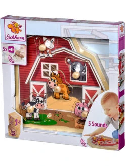 Eichhorn Steckpuzzle Mit Sound - Ab 2 Jahren