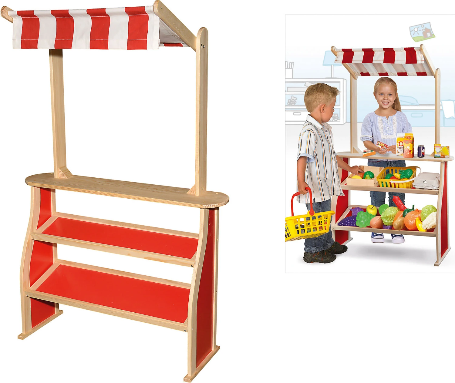 Eichhorn Verkaufstheke Mit Dach Inkl. Zubehör 2 Eichhorn Verkaufstheke Mit Dach Inkl. Zubehör – Bild 2