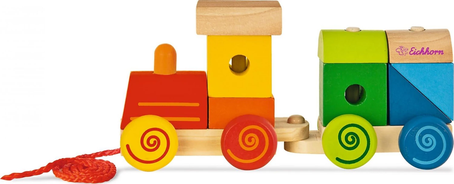 Eichhorn Zug, 11-tlg. - Lok Mit Sound + Anhänger Mit Bausteinen 5 Eichhorn Zug, 11-tlg. - Lok Mit Sound + Anhänger Mit Bausteinen – Bild 5